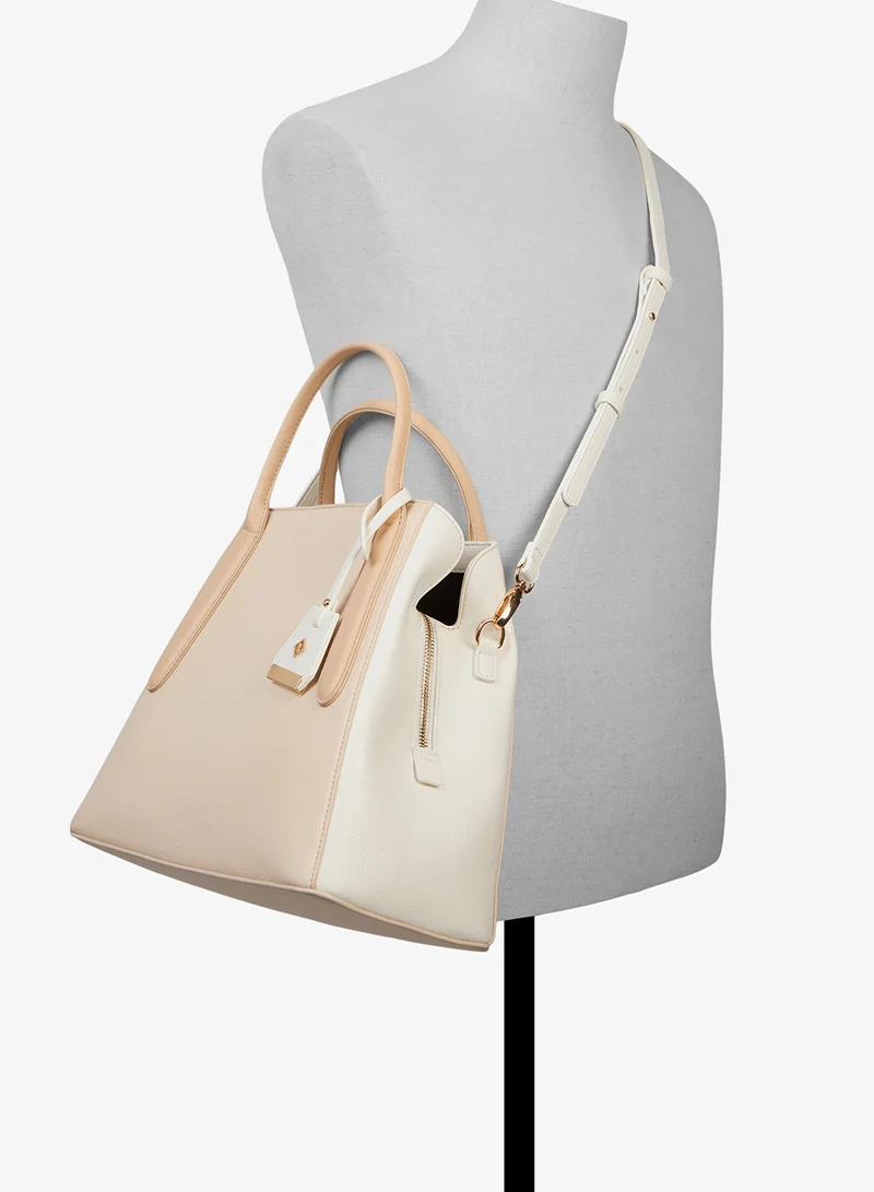 Call it Spring BEIGE COMBO Lopburi Top Handle Satchel Bag for Women | Best Price UAE